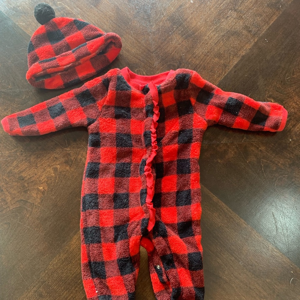 Red and Black Buffalo Plaid Pajamas